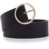 Ceinture Isotoner Ceinture XL Noire Femme