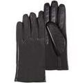 Gants sur Grenoble : Gants Isotoner Gants Femme tactiles cuir de mouton Noir