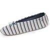 Chaussons Isotoner Chaussons ballerines grand n?ud Femme Rayure marini&egrave;re Multicolore