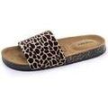Chaussons / Pantoufles sur Grenoble : Chaussons Isotoner Chaussons mules Femme Girafe