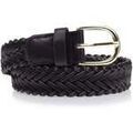 Ceinture Isotoner Ceinture Femme tress&eacute;e Noire Noir Grenoble