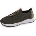 Baskets Isotoner Baskets Confort Homme slip-on lacets Kaki