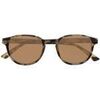 Lunettes de soleil Isotoner Lunettes de soleil Mixte rectangulaires Marron Ecaille