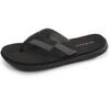 Tongs Isotoner Tongs sport Homme confort Noir
