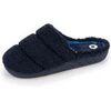Chaussons enfant Isotoner Chaussons mules Junior Marine matelass&eacute; Bleu