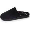 Chaussons / Pantoufles sur Grenoble : Chaussons Isotoner Chaussons mules Femme Noir int&eacute;rieur rayures Noir