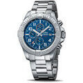 Hommes sur Grenoble : Montre Rotorcraft Centurion Dual Time Argent&eacute;