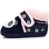 Chaussons enfant Isotoner Chaussons bottillons scratch B&eacute;b&eacute; Marine panda Bleu