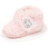 Chaussons enfant Isotoner Chaussons bottillons scratch B&eacute;b&eacute; Rose chat Rose