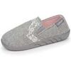 Chaussons enfant Isotoner Chaussons sans-g&ecirc;nes Junior arabesques Gris chin&eacute; Gris