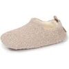 Chaussons Isotoner Chaussons bottillons bas Femme Beige