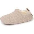 Chaussons / Pantoufles sur Grenoble : Chaussons Isotoner Chaussons bottillons bas Femme Beige