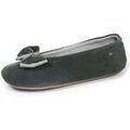 Chaussons / Pantoufles sur Grenoble : Chaussons Isotoner Chaussons ballerines Femme Double n?ud Sauge Vert