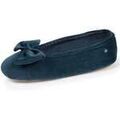 Chaussons Isotoner Chaussons ballerines Femme Grand N?ud Bleu canard Bleu Grenoble