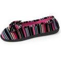 Chaussons / Pantoufles sur Grenoble : Chaussons Isotoner Chaussons ballerines Femme Rayures Roses