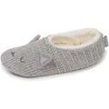 Chaussettes sur Grenoble : Chaussettes Isotoner Chaussettes-chaussons fourr&eacute;es Femme Chat Gris Gris