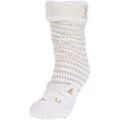 Chaussettes sur Grenoble : Chaussettes Isotoner Chaussettes fourr&eacute;es Femme Chat Ivoire Blanc