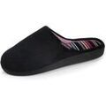 Chaussons / Pantoufles sur Grenoble : Chaussons Isotoner Chaussons mules Femme Noir rayures