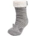 Chaussettes sur Grenoble : Chaussettes Isotoner Chaussettes fourr&eacute;es Femme Chat Gris Gris