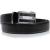 Ceinture Isotoner Ceinture Homme Noir ajustable boucle bicolore