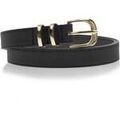 Ceintures sur Grenoble : Ceinture Isotoner Ceinture Femme Noir en cuir