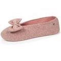 Chaussons / Pantoufles sur Grenoble : Chaussons Isotoner Chaussons ballerines Femme Rose chin&eacute; Rose