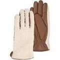 Gants sur Grenoble : Gants Isotoner Gants Femme tactiles Cuir Chaud Sherpa/Cognac