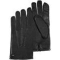 Gants sur Grenoble : Gants Isotoner Gants cuir Homme Noir 3 baguettes