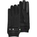 Gants Isotoner Gants Homme tissu lain&eacute; Noir Noir Grenoble