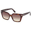 Lunettes de soleil Tom Ford FT1030 WINONA Lunettes de soleil, Havana/Marron, 53 mm