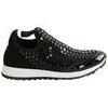 Slip ons Jimmy Choo Baskets en cuir verni noires