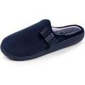 Chaussons / Pantoufles sur Grenoble : Chaussons Isotoner Chaussons mules Femme ergonomiques Marine n?ud graphique Bleu
