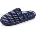 Chaussons / Pantoufles sur Grenoble : Chaussons Isotoner Chaussons mules Femme ergonomiques Rayures marine