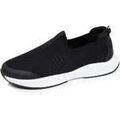 Baskets femme sur Grenoble : Baskets basses Isotoner Baskets Femme slip-on sport Noir