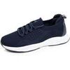 Baskets basses Isotoner Baskets confort Femme slip-on &agrave; lacets Marine Fonc&eacute; Bleu