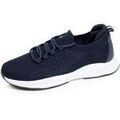 Baskets femme sur Grenoble : Baskets basses Isotoner Baskets confort Femme slip-on &agrave; lacets Marine Fonc&eacute; Bleu