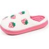 Chaussons enfant Isotoner Chaussons mules Junior BLOUP Ivoire fraises