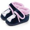 Chaussons b&eacute;b&eacute; Isotoner Chaussons bottillons velcro B&eacute;b&eacute; licorne Marine Bleu