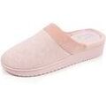 Chaussons / Pantoufles sur Grenoble : Chaussons Isotoner Chaussons mules talon Femme Blush bande velours