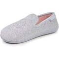 Chaussons / Pantoufles sur Grenoble : Chaussons Isotoner Chaussons charentaises Femme ergonomiques Gris chin&eacute; Gris