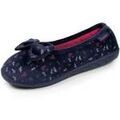 Chaussons / Pantoufles sur Grenoble : Chaussons Isotoner Chaussons ballerines Femme ergonomiques Marine