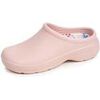 Sabots Isotoner Sabots de jardin Femme Rose int&eacute;rieur fleuri Rose