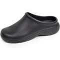 Mules homme sur Grenoble : Sabots Isotoner Sabots de jardin Homme Noir int&eacute;rieur logo Noir