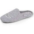Chaussons / Pantoufles sur Grenoble : Chaussons Isotoner Chaussons mules Femme Gris