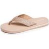 Tongs Isotoner Tongs Femme yoga confort Beige