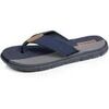 Tongs Isotoner Tongs sport Homme confort Marine bicolor