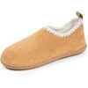 Chaussons Isotoner Chaussons bottillons bas Femme ergonomiques Camel