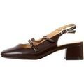 Chaussures &agrave; talons femme sur Grenoble : Chaussures escarpins Super Mode Escarpin &agrave; Bride Inia Marron