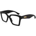 Lunettes sur Grenoble : Lunettes de soleil Bottega Veneta BV1458O Cadres Optiques, Noir/Transparent, 52 mm