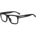 Lunettes sur Grenoble : Lunettes de soleil Dsquared D2 0200/G Cadres Optiques, Noir, 55 mm